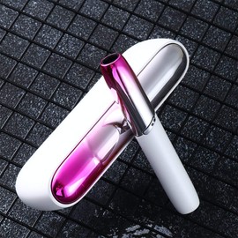 JYAYA Compatible IQOS3.0 & IQOS3.0 DUO Slope Cap+Plated Door Cover Suit (Pink)