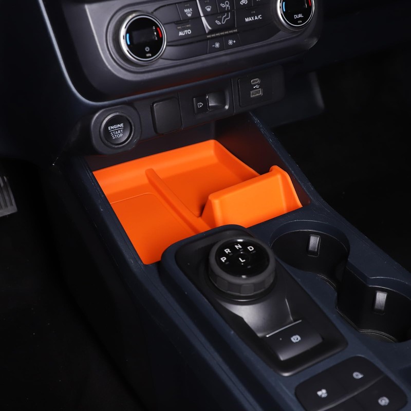 TOYCIDFG Center Console Organizer Phone Holder Tray Insert for Ford