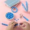 Kogcmeetl 100Pcs 12mm Silicone Beads for Crafts - Bulk Loose
