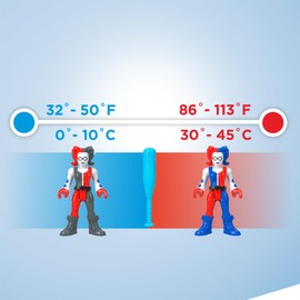 Imaginext Replacement Part for Fisher-Price Playset - HMX58 - Inspired by DC Super-Friends Color Changing Harley Quinn Figure and Baseball Bat