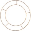 Basic Wire 12in Flat Wreath Ring - Single Floristry Hoop