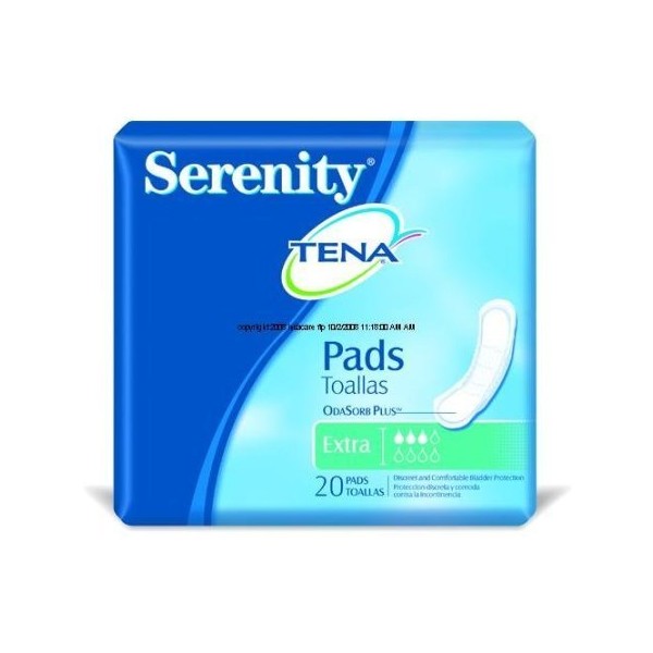 Pretrada Tena Serenity Bladder Control Pads Extra Info Absorbency : Ultimate SCT50000(Pack)