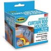 IdeaWorks Instant Holders-Curtain Rod Brackets No Drilling-Perfect for Hanging on