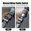 BDKMMS Portable Water Bladder, 1.5L Plastic Panel Plate Hydration Case