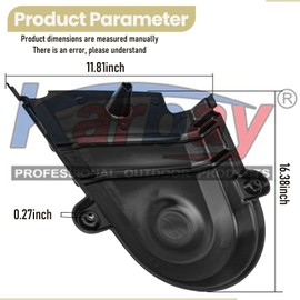 Karbay 604722 Mower Right Deck Cover Belt Guard Compatible with Hustler Raptor SDX 54" 60" FasTrak SD Model and Other Models