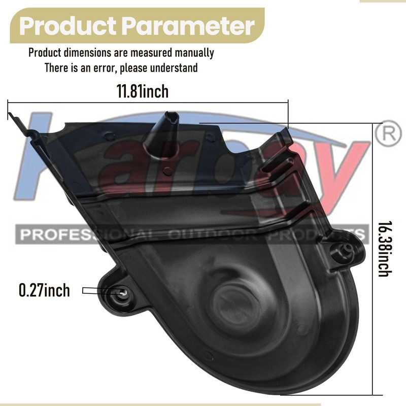 Karbay 604722 Mower Right Deck Cover Belt Guard Compatible with