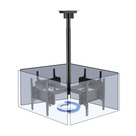 Soporte de Techo para TV de Movimiento Completo, Soporte de Techo Giratorio e inclinable para Monitor de TV Que se Adapta a la mayoría de televisores 