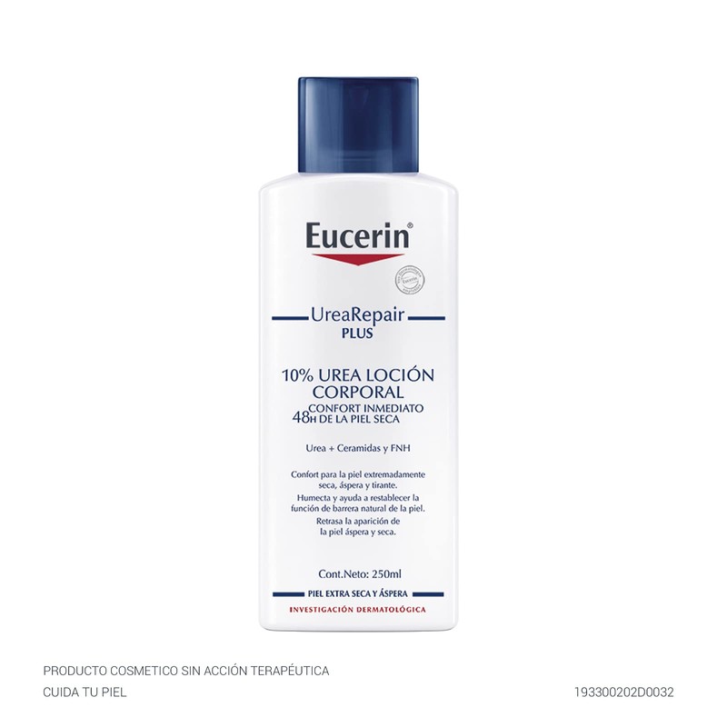 Eucerin Loción Corporal Crema Urea 10%, Urea Repair, 250 ml