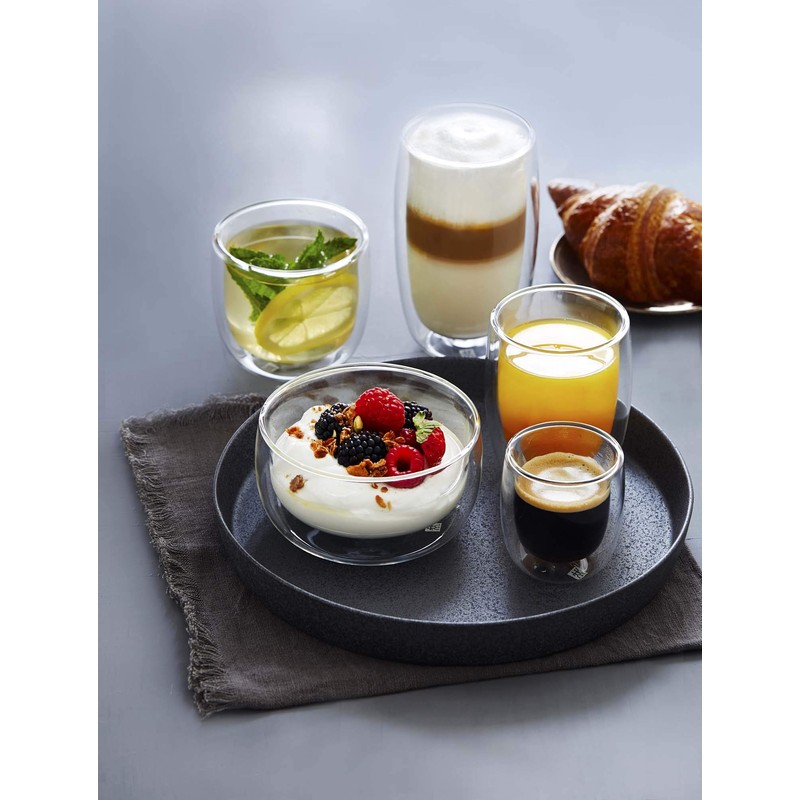 ZWILLING Sorrento 2-pc Double-Wall Glass Bowl Set, 9.4-oz, 280ml