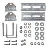 A.A 2 Pack 8" Galvanized Swivel Top Bunk Bracket Kit