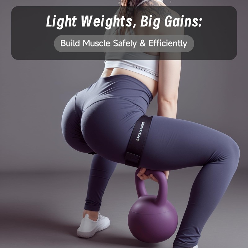 MANUEKLEAR Blood Flow Restriction Bands for Women Glutes Leg, Booty