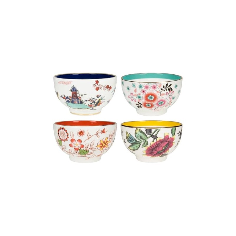 Wedgwood Wonderlust Tea Bowl Set of 4, 3.3", multi