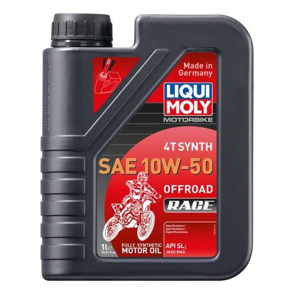 LIQUI MOLY 4T Synth 10W-50 Offroad Race Motor Oil 1L