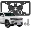 Heavy Duty Front License Plate Frame Compatible with Jeep Compass