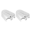 HDBUBALUS Bar Shield Rear Chrome Axle Covers Swingarm For Harley