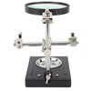 6X Magnifier with Auxiliary Clip Magnifying Glass Holder Third Hand