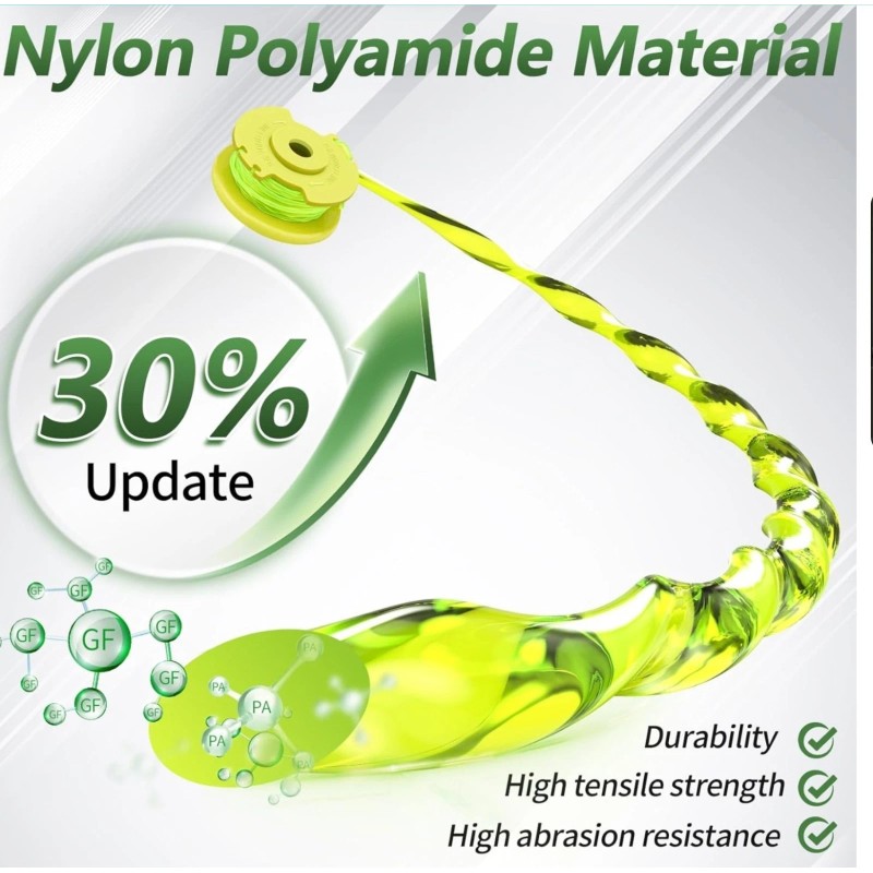 For RYOBI, For Ryobi One Plus+ 6X Weed Wacker String
