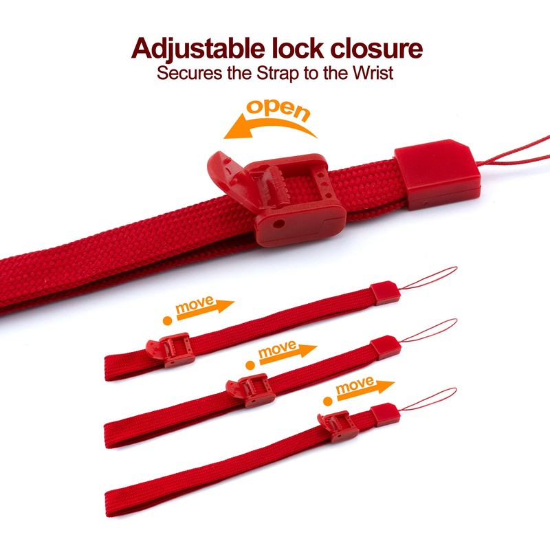 Desenda 5 PCS Adjustable Wrist Straps Multi Purpose Wristbands Phone