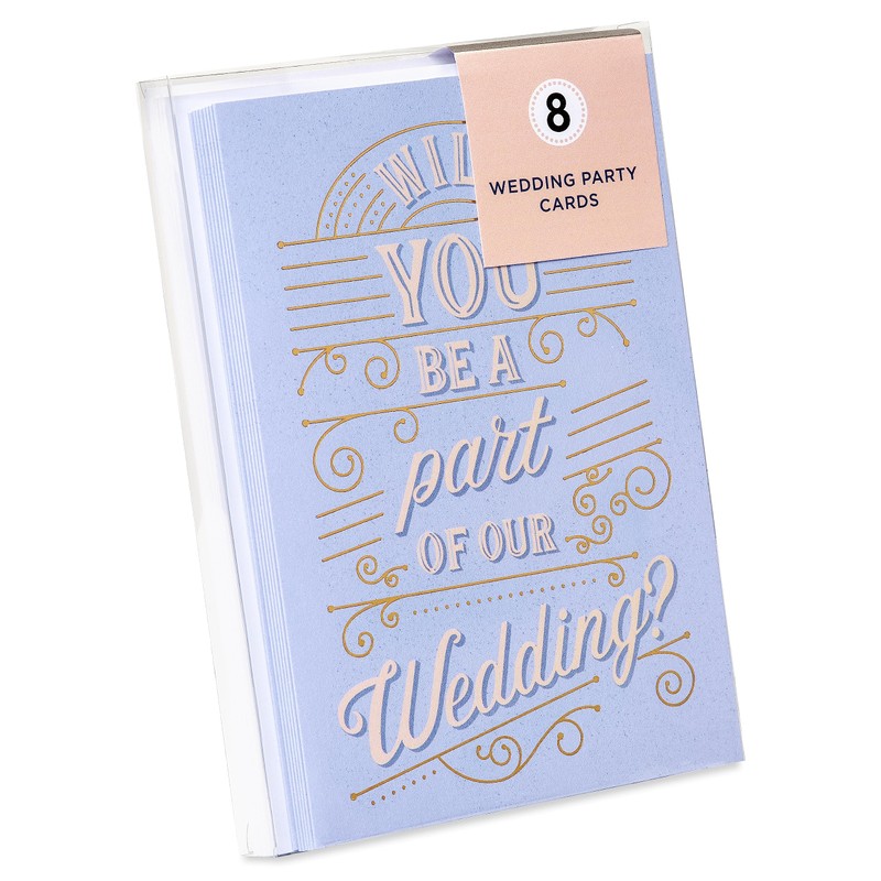 American Greetings Blank Wedding Invitations, (8-Count)