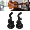 2PCS Guitar Wall Mount Hanger Metal Multifunctional Guitar Hangers Hook