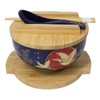 Ebros Gift Artistic Donburi Ramen Udon Noodles Soup Salad 6"
