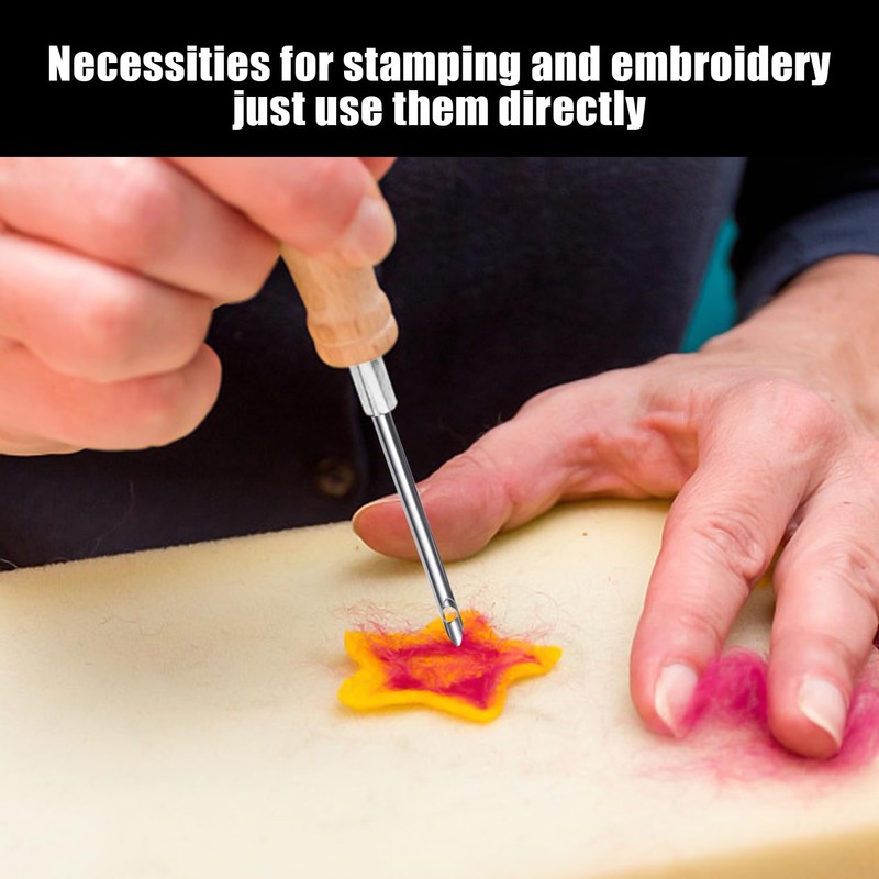 1 Set of Embroidery Punch Needle Set, Portable Punch Needle,