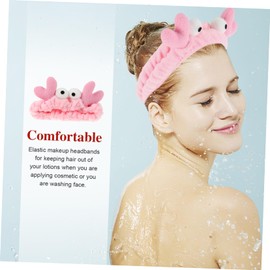 FOMIYES 3pcs Adorable Headbands for Women and Girls Comfortable Skid Hair Wraps for Spa Makeup and Face Washing Random Styles Hair Accessories for Yoga and Exercise