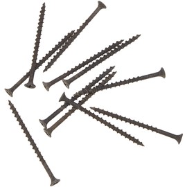 Merriway BH02577 (25 Pcs) Phillips Grip Tite Bugle Head Drywall Screw, Black Phosphate 4.2 x 65mm (No. 8 x 2.1/2 inch) - Pack of 25 Pieces