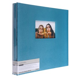 12" x 12" Blue Mega Scrapbook by Recollections - 50 Page DIY Photo Album for Weddings, Birthdays, Anniversaries, and Family - Bulk 6 Pack