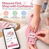 Kids Foot Measuring Ruler for Shoe Sizing – Plastic Foot