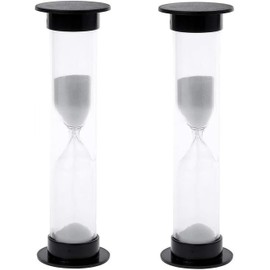 2Pcs New Mini Hourglass Sand Timer - 1 Minute (60 Seconds) Sandglass Clock | Compact Sand Timer for Games, Workouts & Time Management | Portable Timekeeping Tool