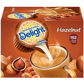 International Delight Hazelnut Coffee Creamer Singles - 192 Pack