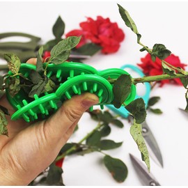 QIUKUI 3 pcs Professional Rose Stripper Garden Hand Tool Sets Thorn Remover Tool Kit Thorn and Leaf Stripping Tool Garden Glove