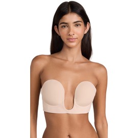 Fashion Forms Women's U Plunge Backless Strapless Bra, Nude, Tan, 32-40D