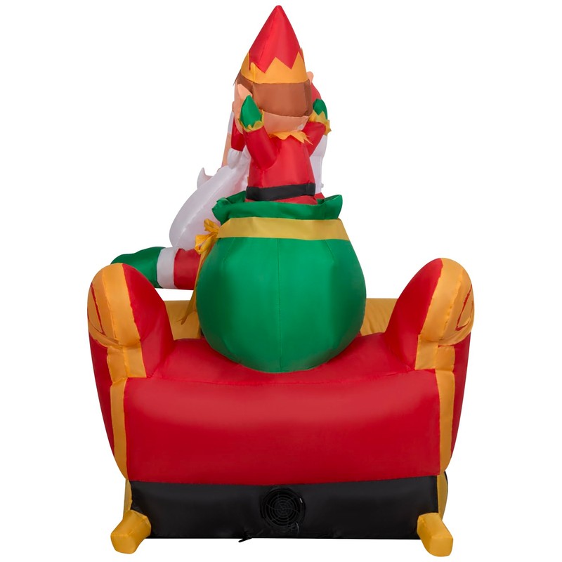 Gemmy Inflatables Santa with Sleigh