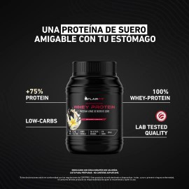 Suplemento En Polvo Flairfit® Whey Protein, 100% Proteína Suero De Leche, Low Carbs 1.2 Kg, Sabor Vainilla