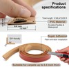 Flexible PVC Carpet Edge Trim Strip – Self Adhesive, Cuttable
