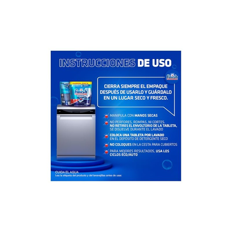 Finish® Tabletas Lavavajillas Powerball All in One Max 30 Tabs