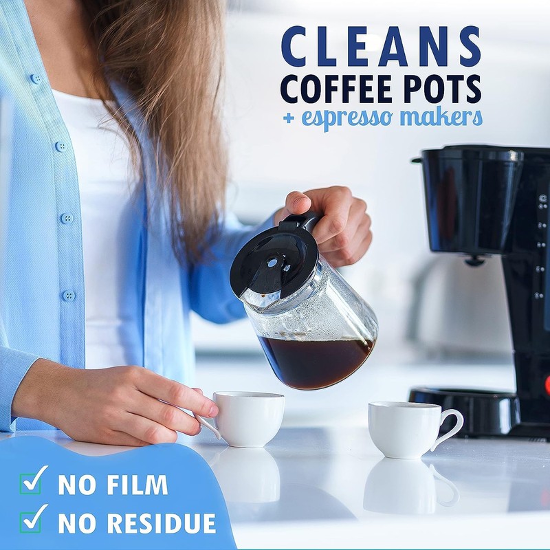 Cafetera Pastillas Descalcificantes Ligeras y Portátiles Totalmente Automática Suave sin