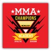 Zirni Champions Mixed Martial Arts Fight Academy Sticker Decal Design