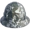 Hydrographic Full Brim Hard Hats with 6 Point Suspension -