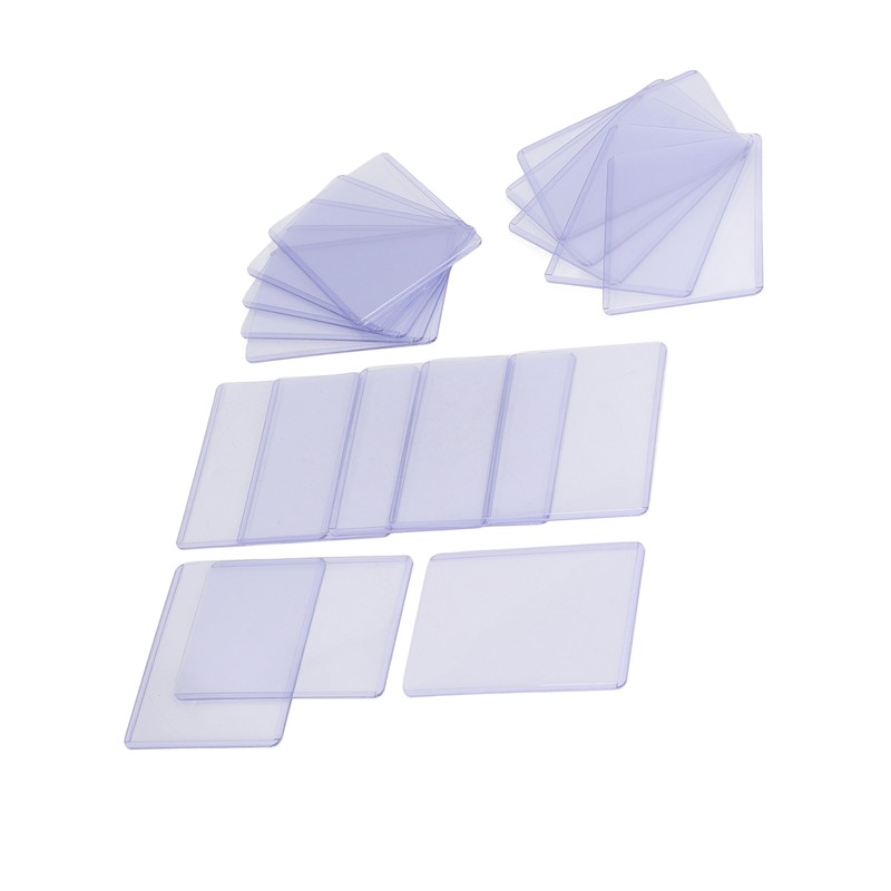 100pcs Regular Top Loaders Transparent Card Sleeves Collectible Card Top