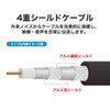Holic RCA Subwoofer Cable 1m RCA Male to RCA Male