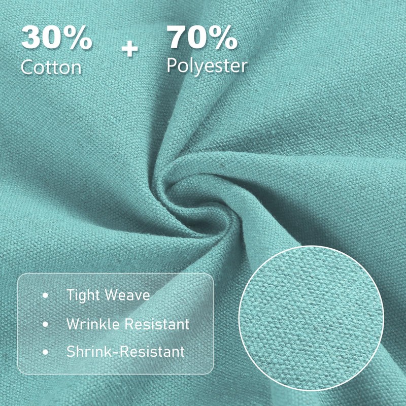 Foreate Canvas Fabric, 12oz Natural Cotton Duck Canvas Fabric by