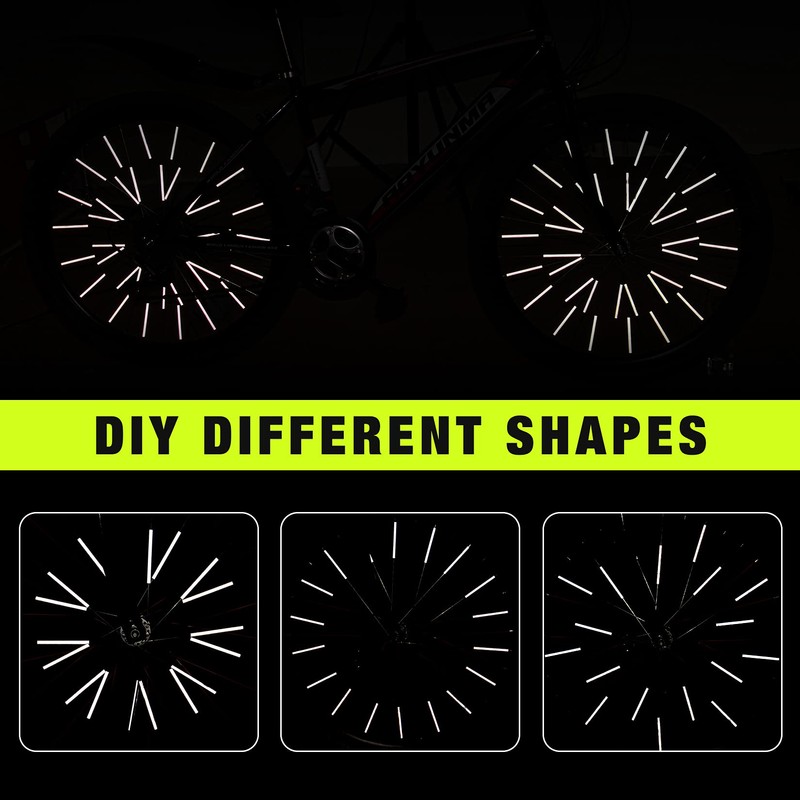 PSLER 36 PCS Spokes Reflectors - Spoke Skin Spoke Covers