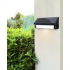 Solar Powered Motion Sensing Self-Contained Outdoor-Indoor LED Wall Step Security