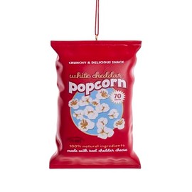 Kurt Adler Red Popcorn Bag Ornament, 4.25"