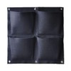 tooloflife Wall Hanging Planter Bags Plant Bag Flower Bag Black