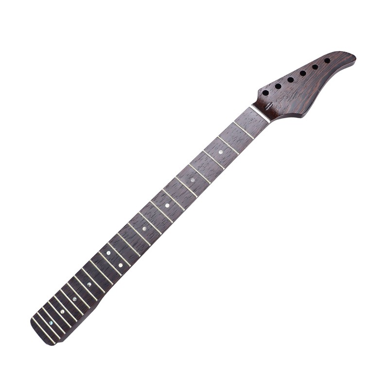 22 Frets Neck Replacement Wenge Wood Material Guitar Fingerboard Neck