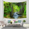 Wycian Tapestries Lake Wall Towel Cave Tapestry Waterfall in the